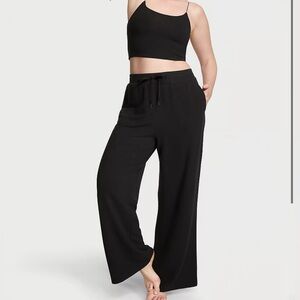 Victoria's Secret Black Wide Leg Pants